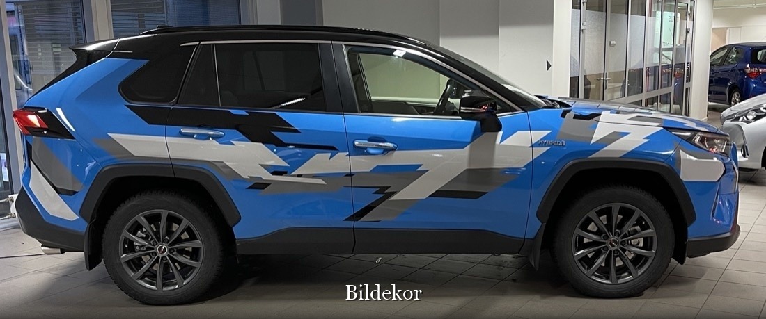 Bildekor på personbil