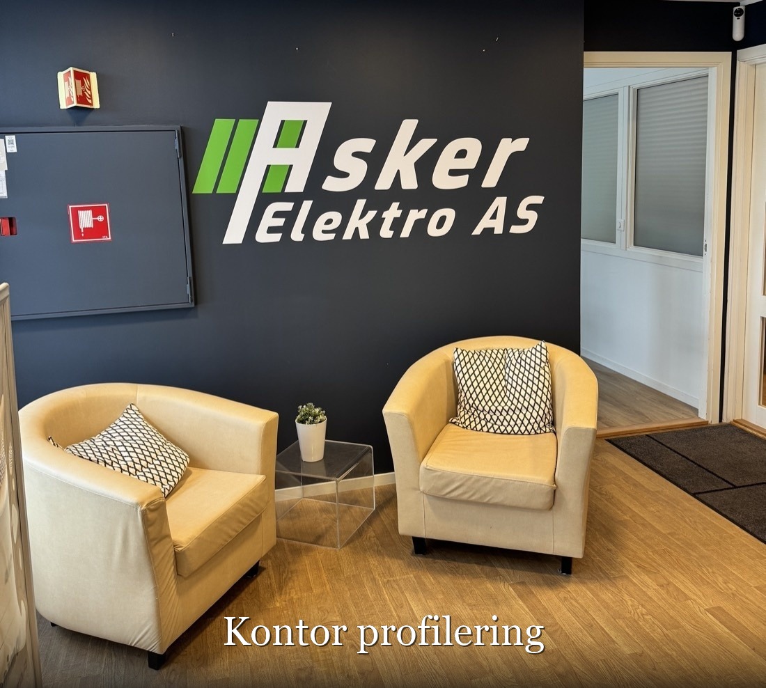 Kontorprofilering med vindusdekor