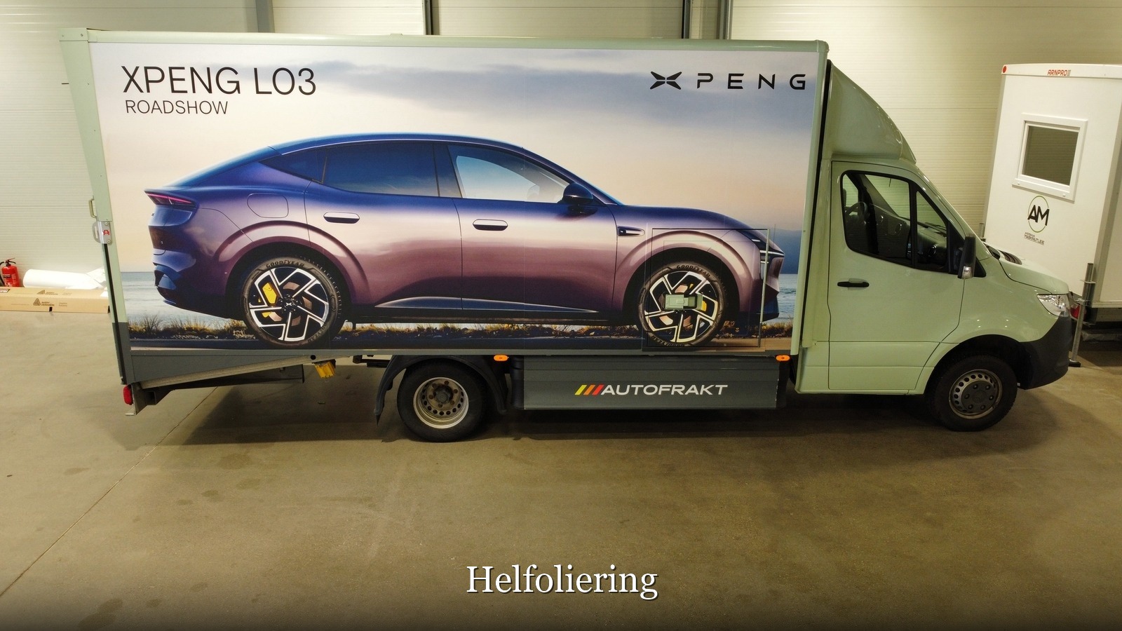 Helfoliering av kampanjebil