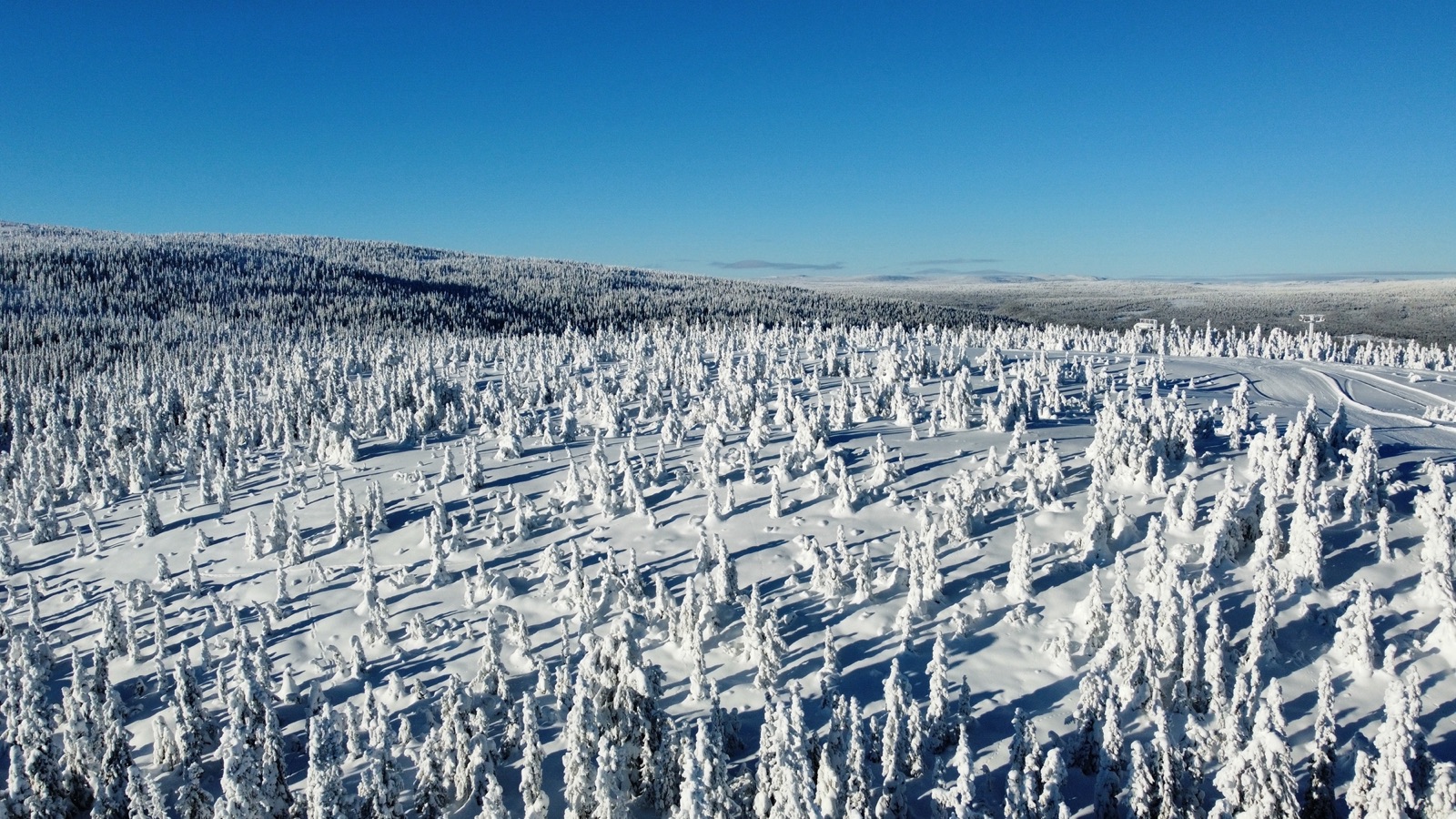 Vinterfjell – dronefoto